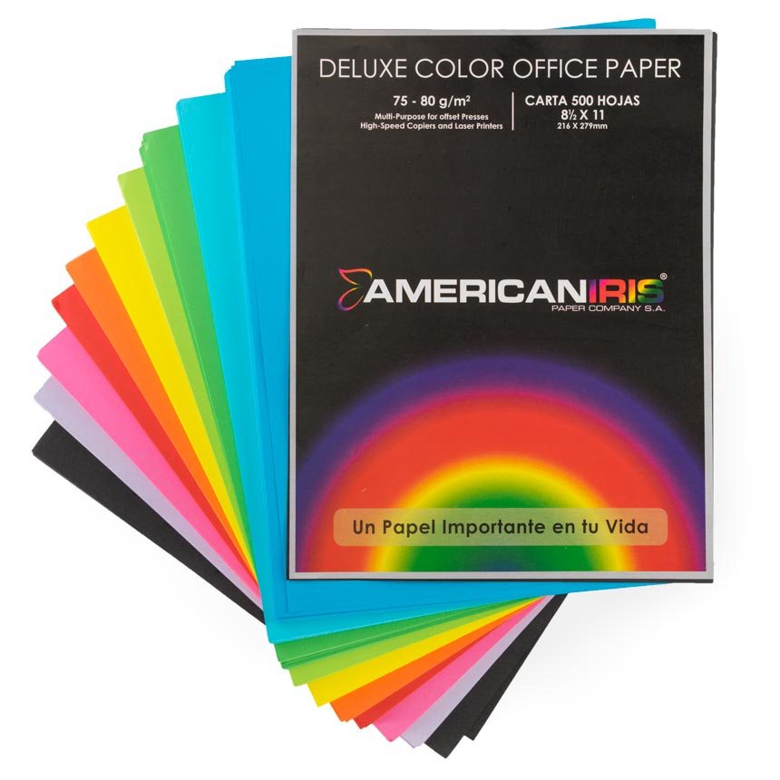 Bon American Iris Carta 10 colores 500H