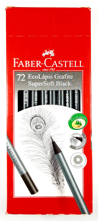 Lapiz negro Super Soft Faber Castell 72pcs