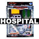 Maqueta equipamiento de hospital