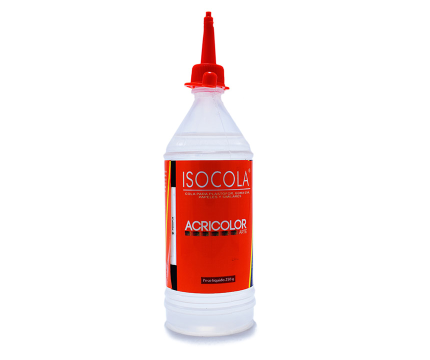 Pegamentos Isocola liquida Acricolor 250gr
