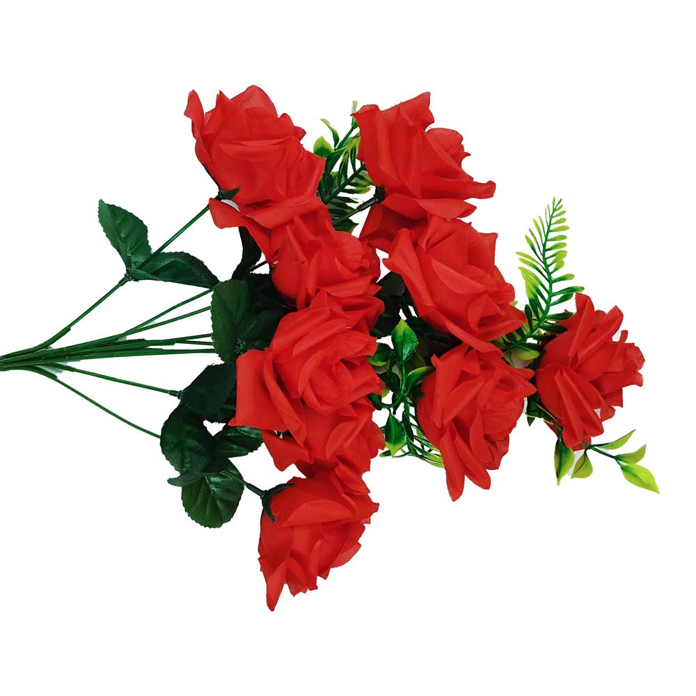 Flor - ramo de 9 rosas largo 50cm