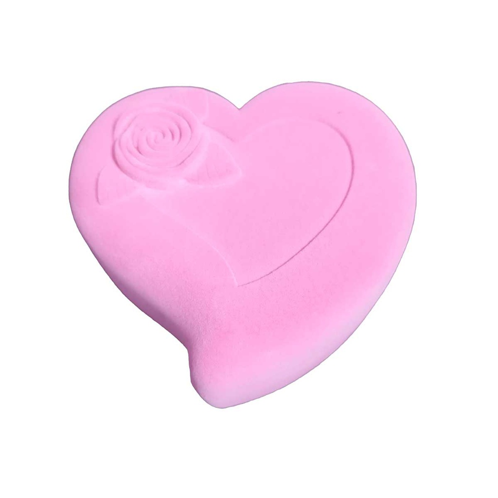 Joyero en forma de corazon 1 par de pendientes, 1 collar y 1 reloj  Jesou