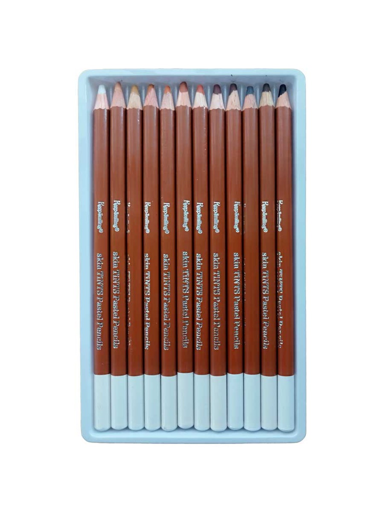 Lapiz pastel skin tins tintes de piel 4mm Keep Smiling 12 colores de piel