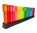 Resaltador jumbo 15 color pastel + 8 color neon La Selva de 23 colores