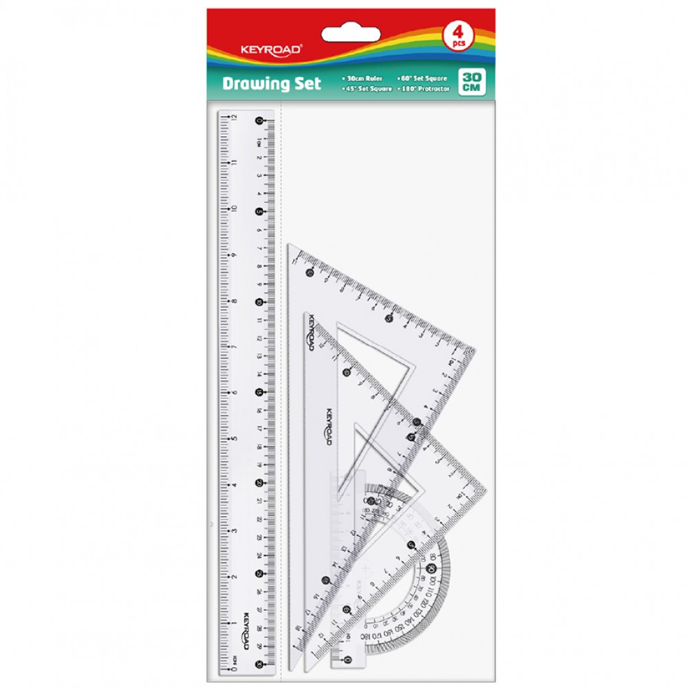 Estuche geometrico KeyRoad 30cm