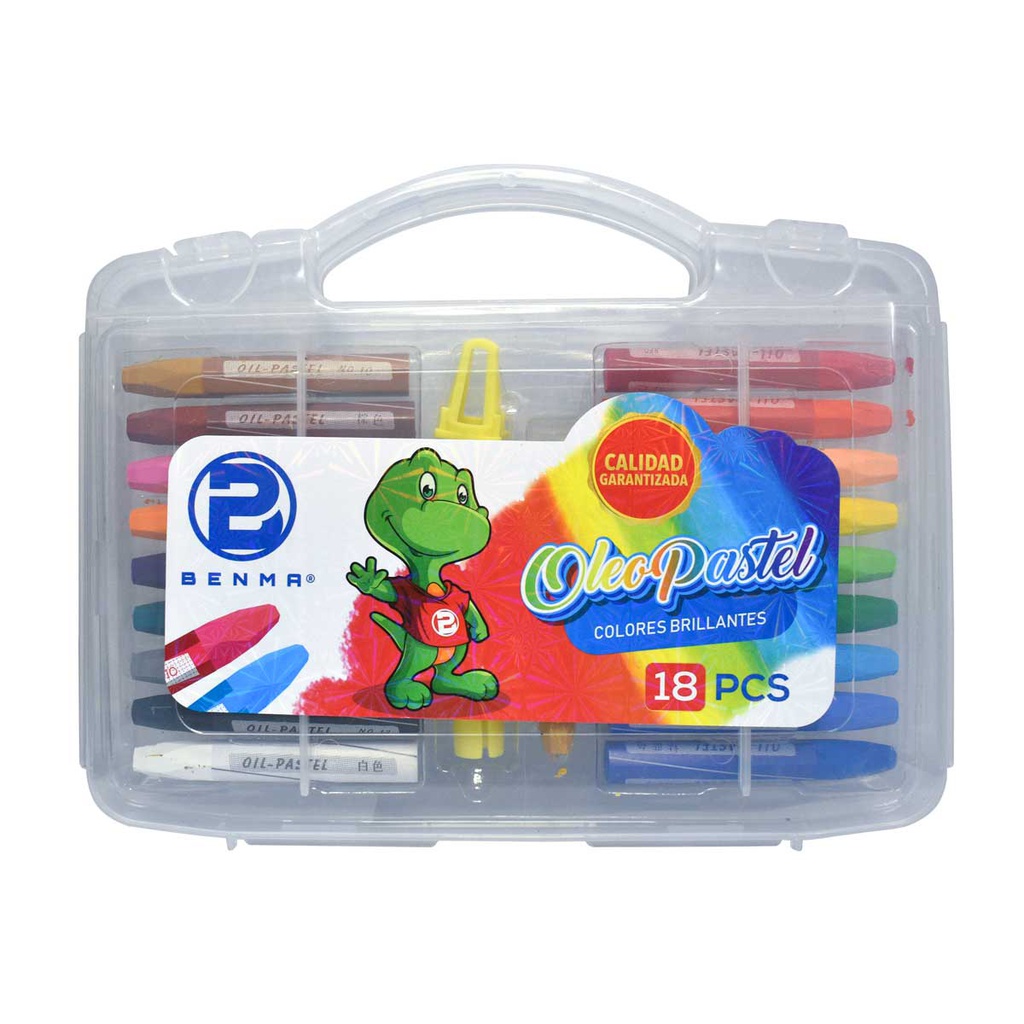 Crayon oleo pastel BENMA 18 Colores
