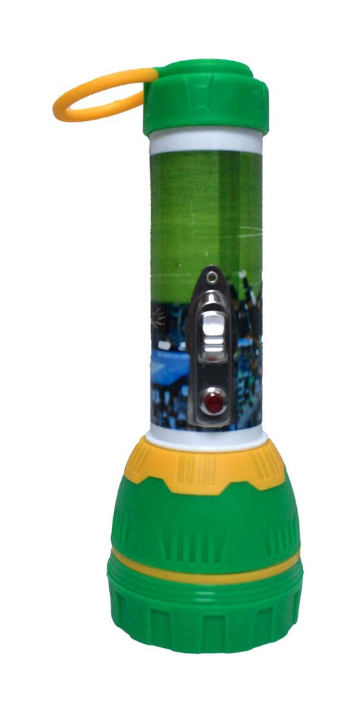 Linterna grande 97B2DE2SR para 2 pilas grande con luz Led