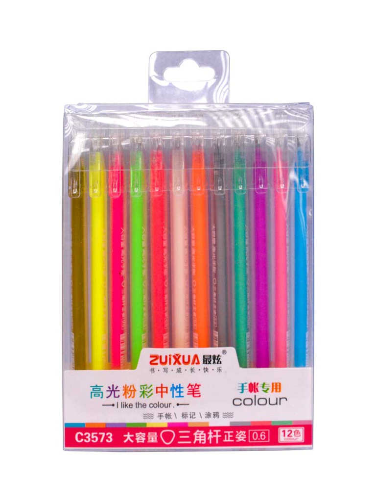 Micropunta para superficies oscuras C3573 ZUIXUA de 12 colores