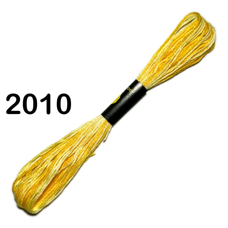 Mechilla color matizado para bordado cajita de 24PCS