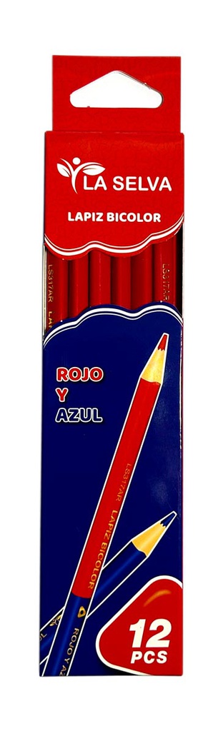Lapiz bicolor mina 3mm La Selva de 12pcs