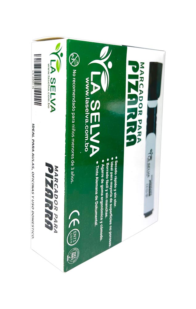 Marcador para pizarra acrilica La Selva de 12pcs NUEVO