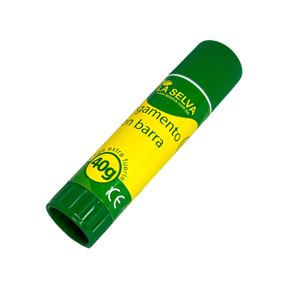 Pegamento en barra 40g La Selva 12pcs