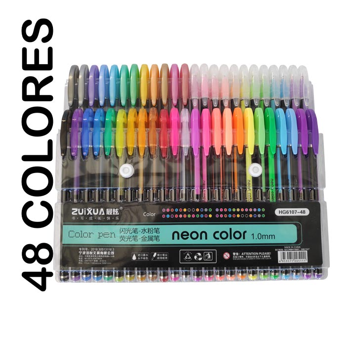 Boligrafo HG6107-48 Zuixua 48 colores