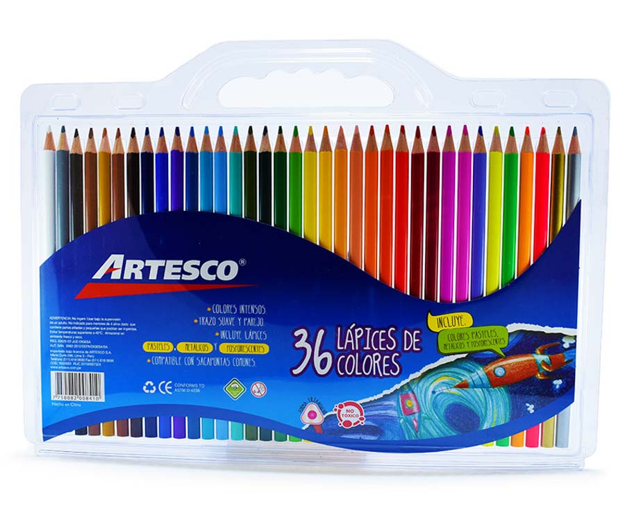 Color largo tiangular Artesco 36 Colores