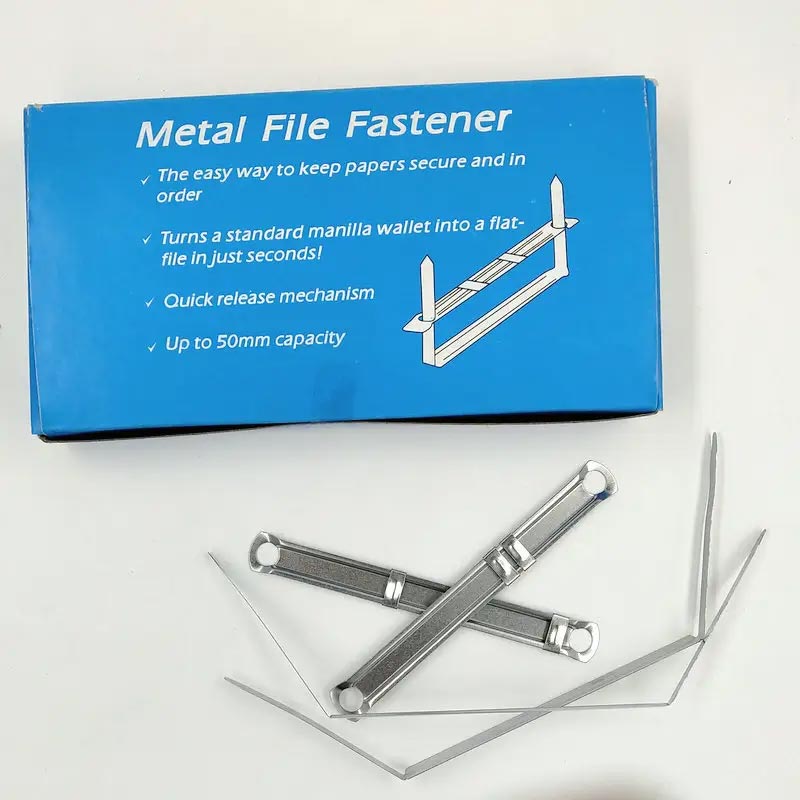 Fastener metalico para folder de 50pcs
