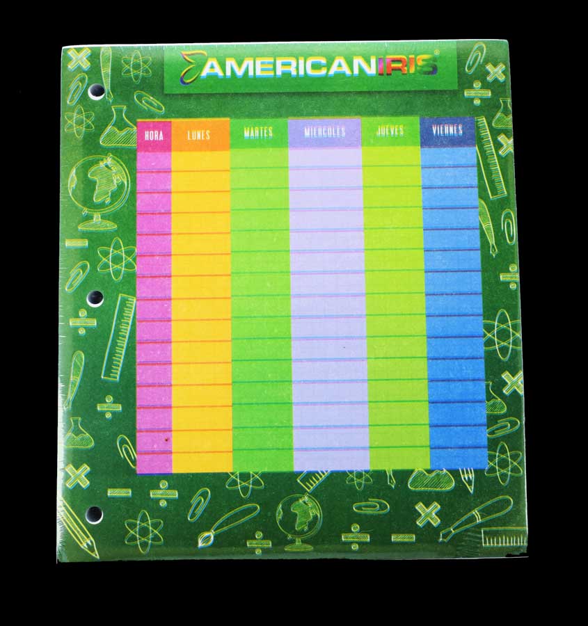 Hojas de carpeta clasico American Iris 500H