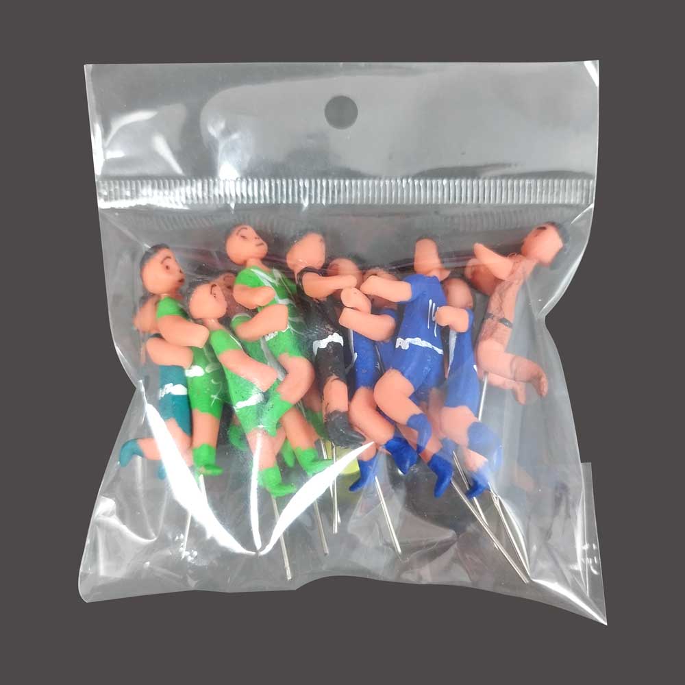 Maqueteria equipo de basquetbol 10 jugadores + 1 arbitro 11 personitas