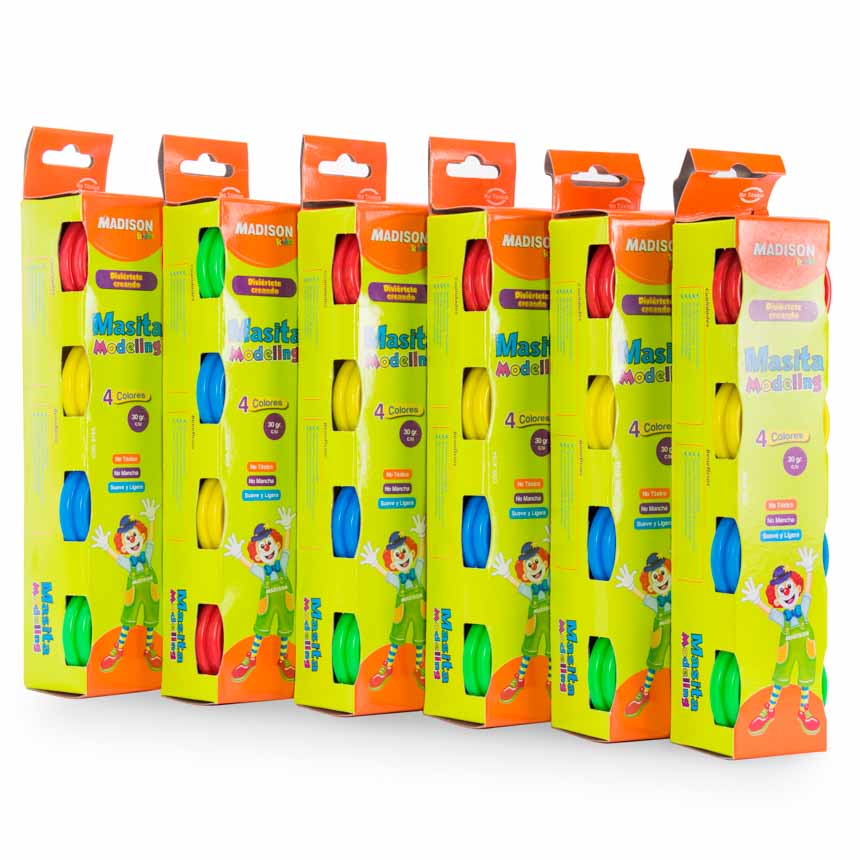Masita Blanda Modeling MADISON 30grs. PEQUEÑO 4 Colores