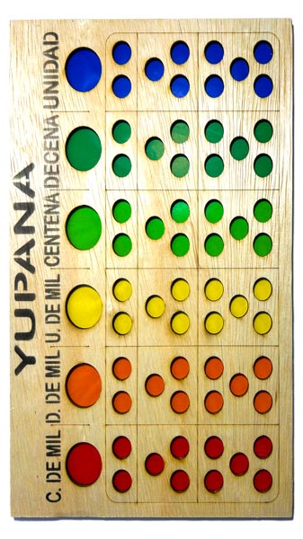 Yupana centena de mil 19x33cm