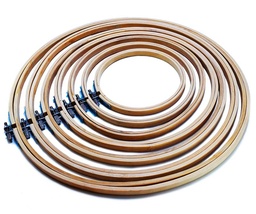 [BM-7] Bastidor de Madera para bordar juego de 7PCS