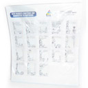 [CAR-SM-BN18] Caratulas  Blanco/Negro CARPETA 100PCS 4 Materias -18 materias