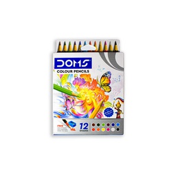 [3443] Color corto hexagonal DOMS 12 colores