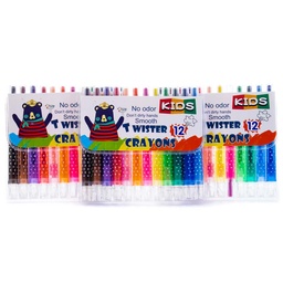 [4810K] Crayon tipo portaminas Kids Twister 12 colores