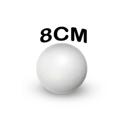 [ESF-8] Esfera de plastoformo #8 25PCS