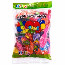 [GLO-FECU-MUL] Globos Feliz Cumpleaños Multicolor 100Pcs
