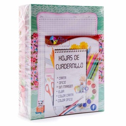 Hojas cuadernillo Carta FULL COLOR(100 Paquetitos de 5 hojas)