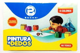 [FP06] Pintura al dedo BENMA 6 colores