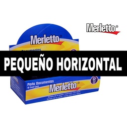 [780-547808609] Porta credencial pequeño horizontal Merletto 5.3x9cm 50PCS