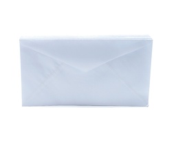 [SOBREOFI50] Sobre Artesanal blanco Oficio 12.5x23.5cm 50PCS