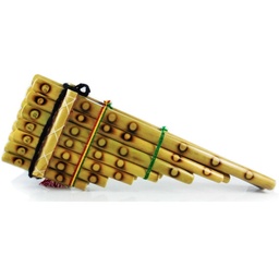 [ZAMP-4] Instrumento Musical - Zampoña caña 7-8 tubos