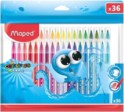 [845936] Rotulador marcador Ocean plus Maped de 36 colores