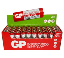 [Pilas GP AA] Pila PowerPlus heavy duty AA GP cajita de 40pcs