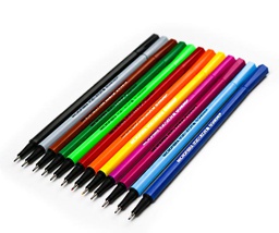 [MF498-S] Microfibra punta fina  MF498S Sabonis de 12 colores