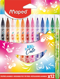 [845404] Marcador Rotulador MINI CUTE Maped 12 colores