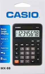 [MX-8B-W-DC] Calculadora CASIO MX-8B-W-DC comercial de 8 digitos