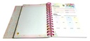 Cuaderno anillado tapa dura A5/medio oficio GORI BOOK Premium, con 5 separadores, sujetador de  liga, 145 hojas