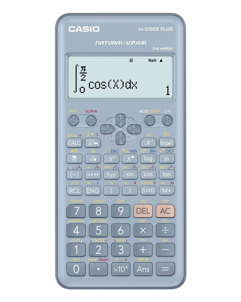 Calculadora CASIO FX-570ES PLUS 417 funciones + pila AAA