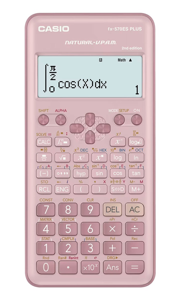 Calculadora CASIO FX-570ES PLUS 417 funciones + pila AAA