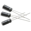 Robotica - Condensador electrolítico radial, 100uF, 25V, 105ºC