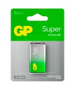 Bateria GP Super ALKALINE 9V Larga Duracion