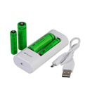 Cargador de pilas para AA o AAA, GP ReCyKo 2 pilas AA y 2 pilas AAA + cargador USB