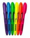 Resaltador de colores fluorescente LS1200N, 1-4mm La Selva de 6pcs