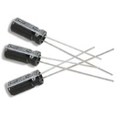 Robotica - Condensador electrolítico radial, 100uF, 25V, 105ºC