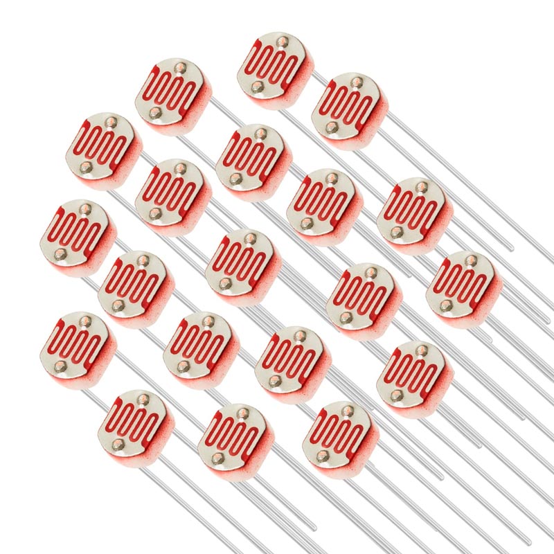 Robotica - fotoresistencia LDR 5mm de 10 Ohmios