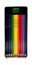 Color largo tiangular mina 4mm La Selva de 12 colores + tajador