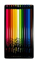 Color largo triangular mina 3mm madera negra para superficies oscuras La Selva de 12 colores + tajador